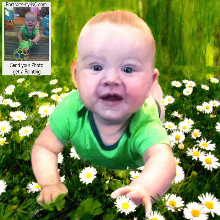 Baby Portrait from Photo