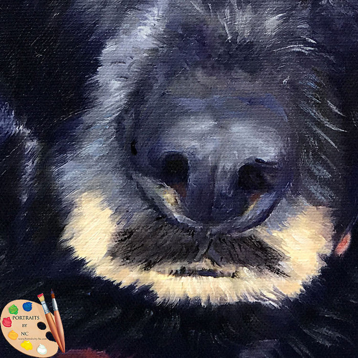 Labrador Nose Painting 587