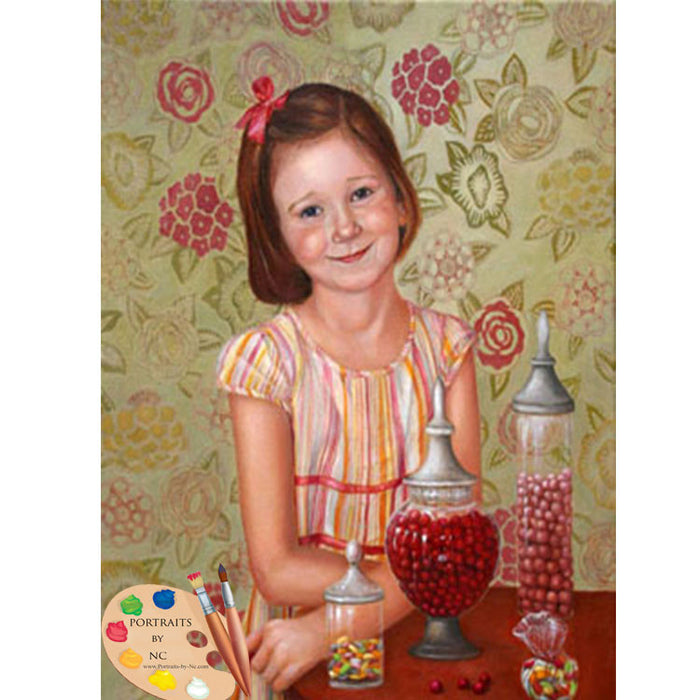Child Portrait Lillian the Sweet Sneak 121 - Portraits by NC