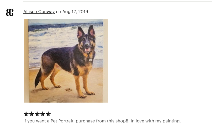German Shepherd portrait review