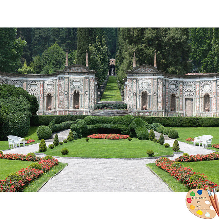Painting of Villa De Este 341