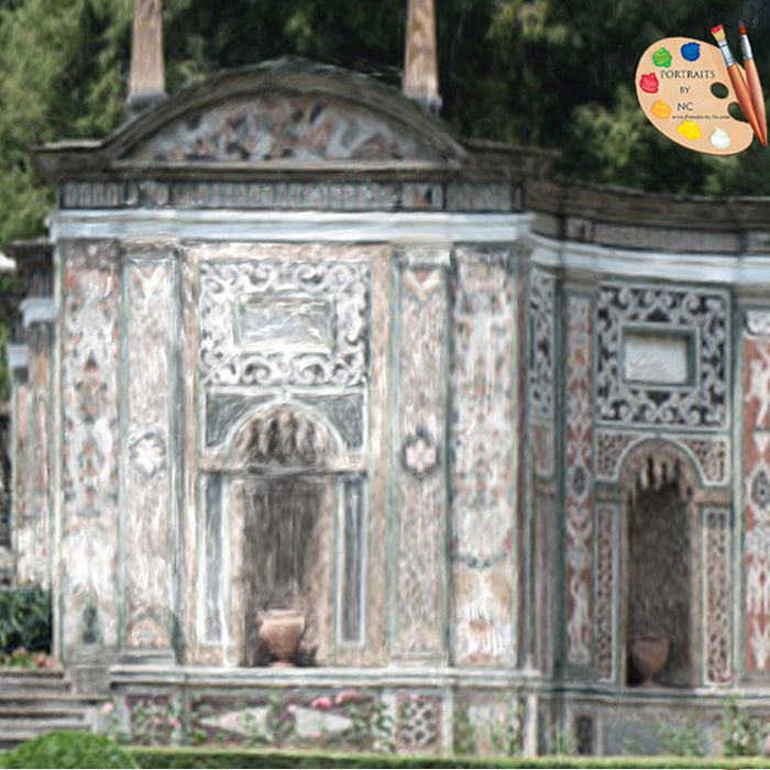Painting Detail Villa De Este 341