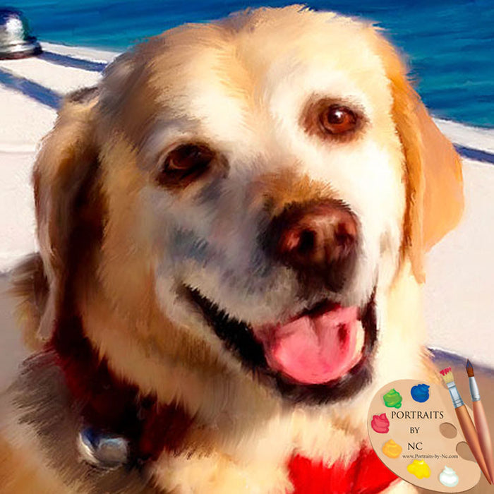 Labrador Dog Painting 631