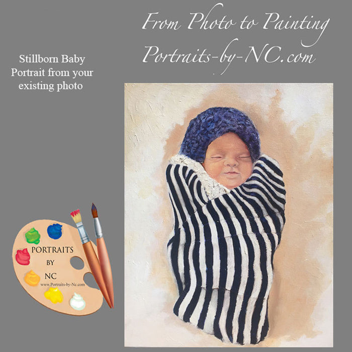 Stillborn Baby Portrait from Photo 474