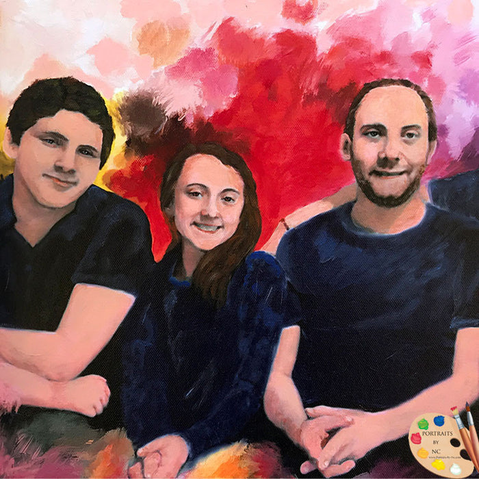 Modern Family Portrait 491 - Portraits by NC