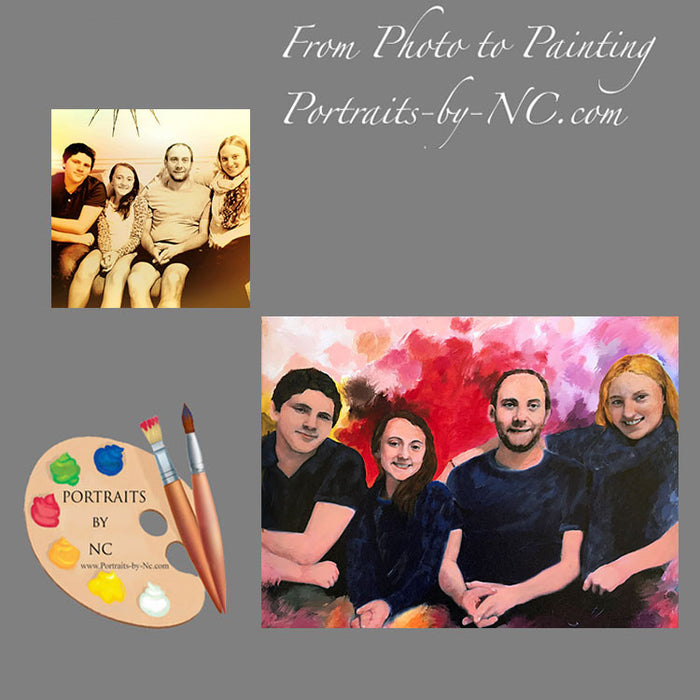 Modern Family Portrait 491 - Portraits by NC