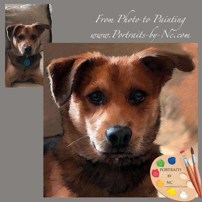 Puppy Portrait from Photo 620