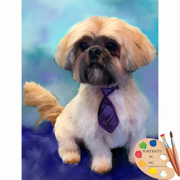 Shih Tzu Dog Pet Portrait 629