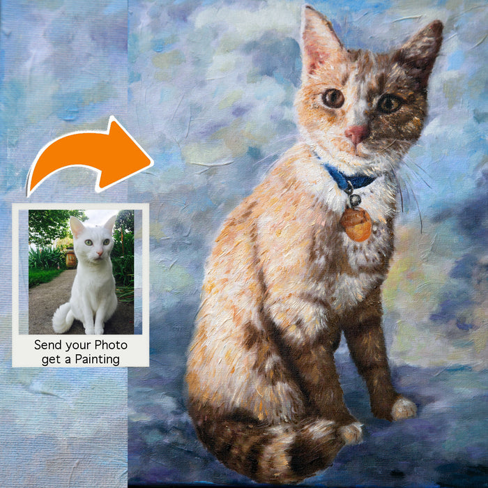 Custom Tabby Cat Oil Portrait | Fine Art Commission
