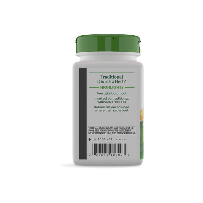 A white bottle with a green cap labeled Natures Way Dandelion Root features this traditional diuretic herb, valued in wellness practices and herbal teas, with botanicals sourced from regions where they grow best.