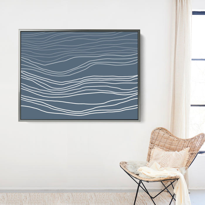 8"x10" / Canvas / Antique Silver