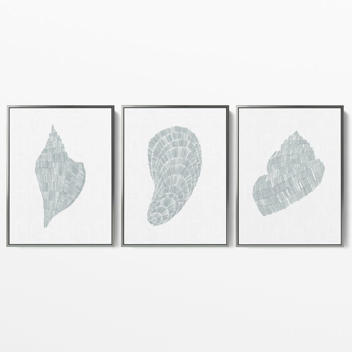 8"x10" / Canvas Set / Antique Silver