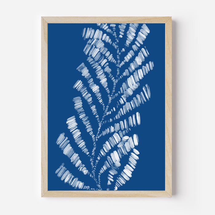Deep Azure Blue Giant Kelp  - Art Print or Canvas - Jetty Home