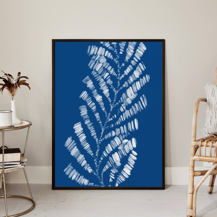 Deep Azure Blue Giant Kelp  - Art Print or Canvas - Jetty Home