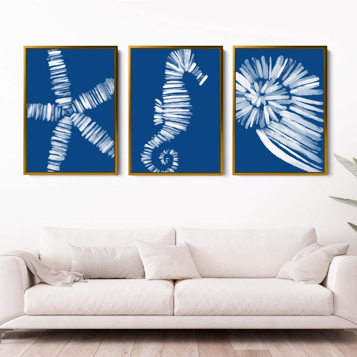 8"x10" / Canvas Set / Antique Gold
