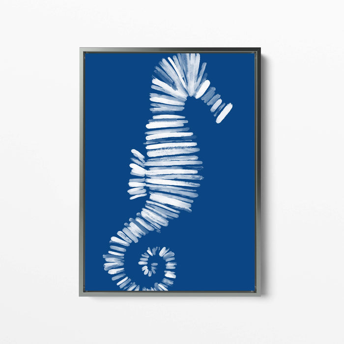 Deep Azure Blue Seahorse - Jetty Home