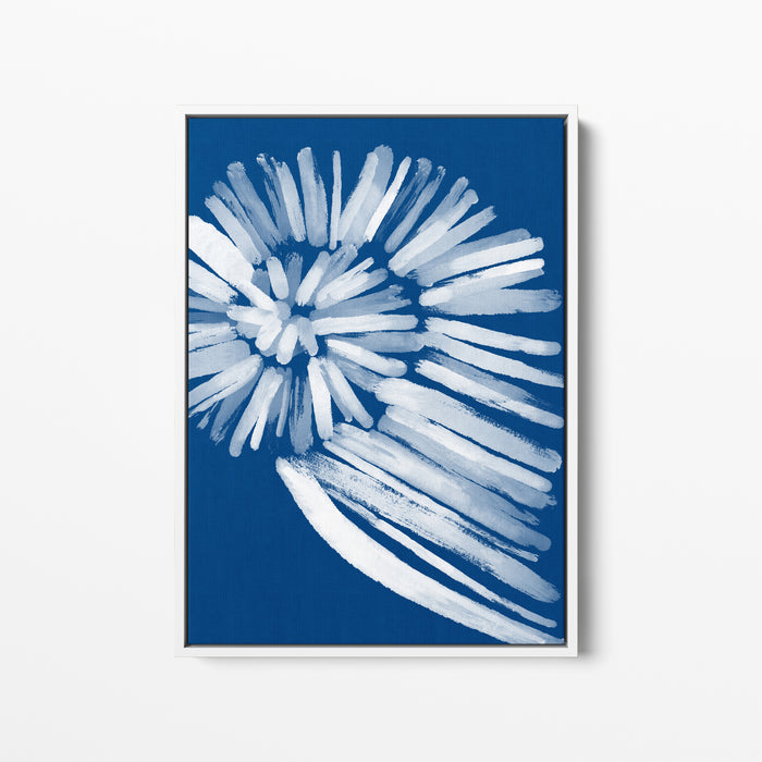 Deep Azure Blue Seashell - Art Print or Canvas - Jetty Home