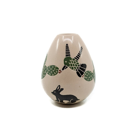 Desert Scene on White Clay