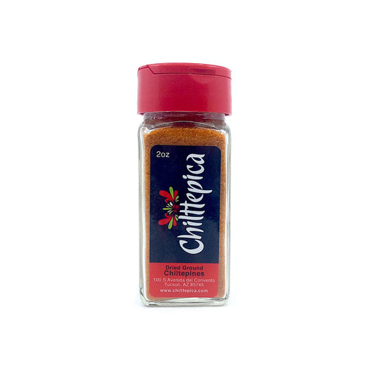 dried ground chiltepin powder