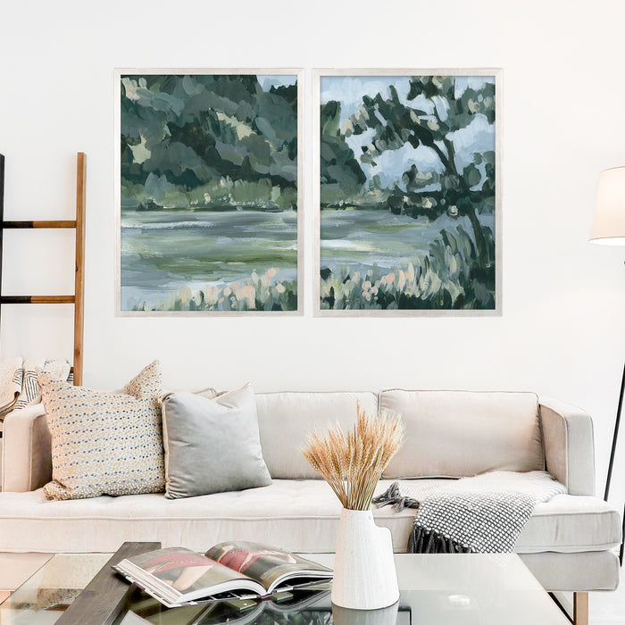 5"x7" / Art Print Set / Antique Silver