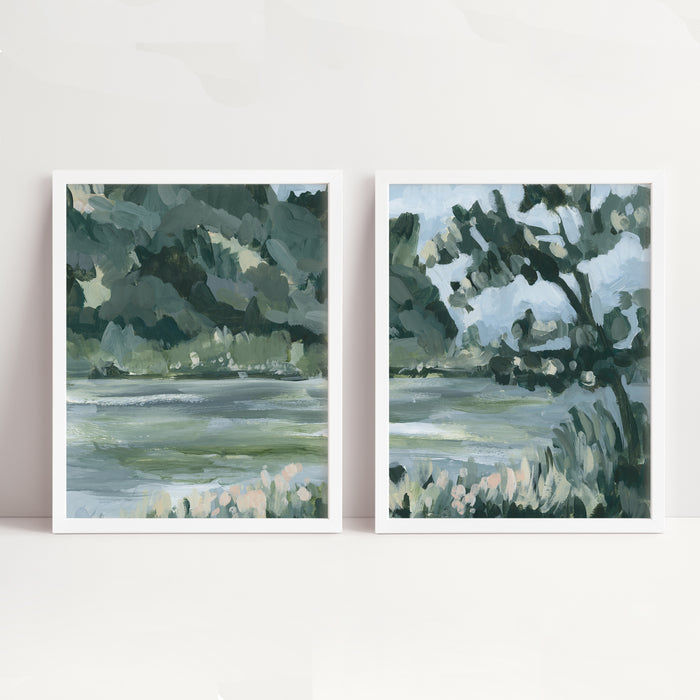 Dunham's Point Diptych - Set of 2 - Jetty Home