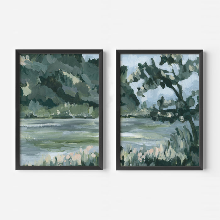 Dunham's Point Diptych - Set of 2 - Jetty Home