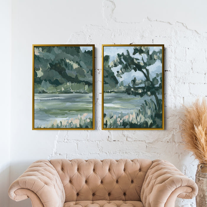 Dunham's Point Diptych - Set of 2 - Jetty Home