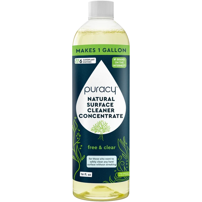 The Everyday Multi-Surface Cleaner, 16 fl oz, boasts an eco-friendly, free & clear formula that is biodegradable and suitable for various surfaces.