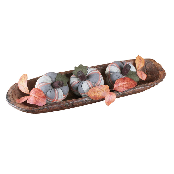 F Fall Sky Mini Pumpkins set of 3 - Interiors by Elizabeth
