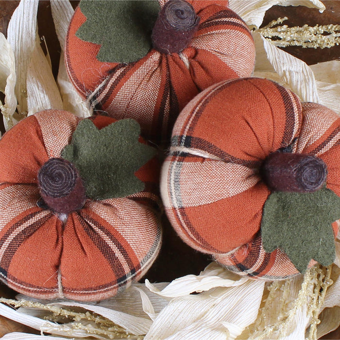 F Harvest Moon Mini Pumpkins Set of 3 ON021013 - Interiors by Elizabeth