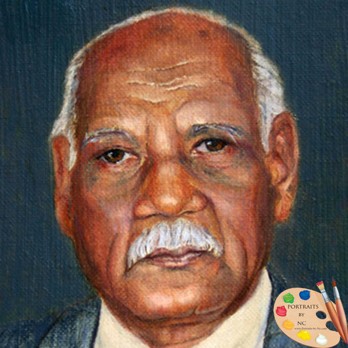 Elderly Man Posthumous Portrait 104 - Portraits by NC