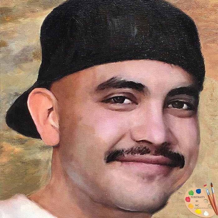 Family Portraits in Oil - Young Man Portrait