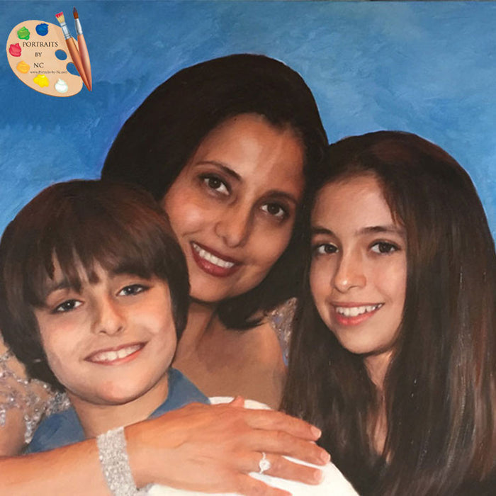 Family Portraits Mother with Children 416