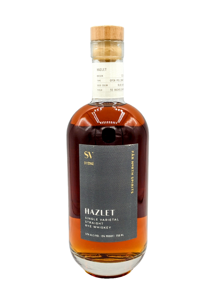 Far North Spirits Hazlet Single Variety Straight Rye Whiskey 94 Proof