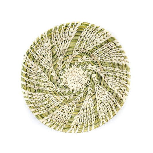 Fine Split Stitch Open Coil Basket - Spinning Star