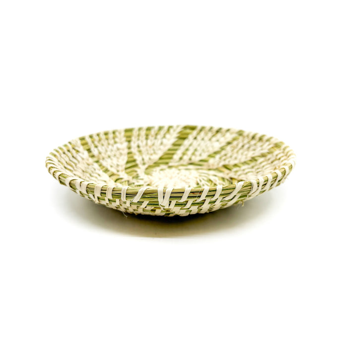 Fine Split Stitch Open Coil Basket - Spinning Star