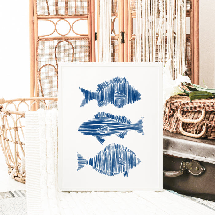 Fish of the Sea  - Art Print or Canvas - Jetty Home