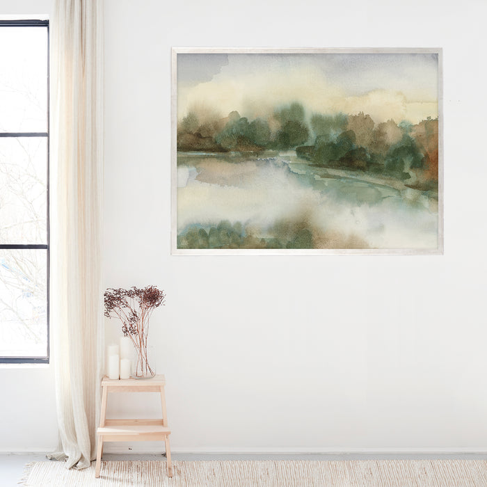 5"x7" / Art Print / Antique Silver