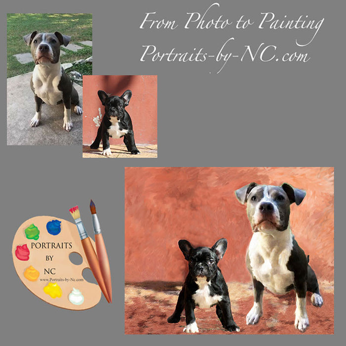 Group Dog Portrait from Photo 380