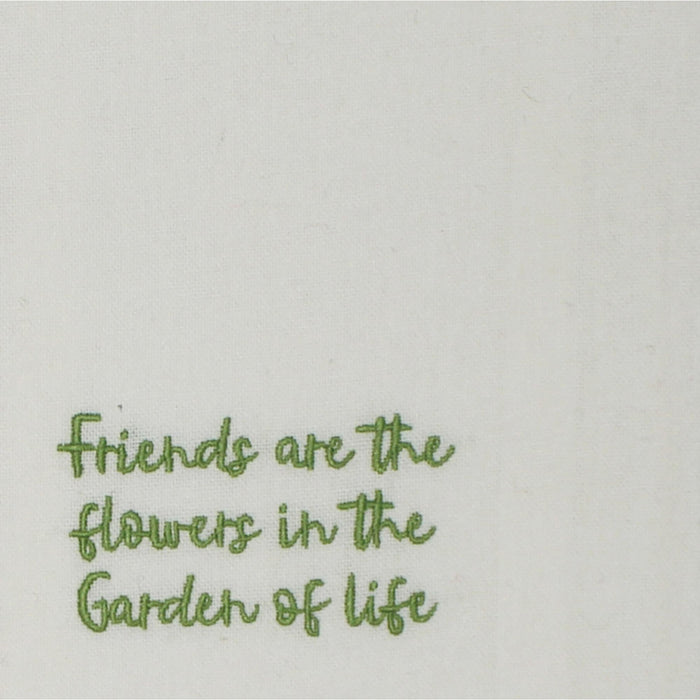 Friends are Flowers Towel  Set of 2 ET000032 - Interiors by Elizabeth