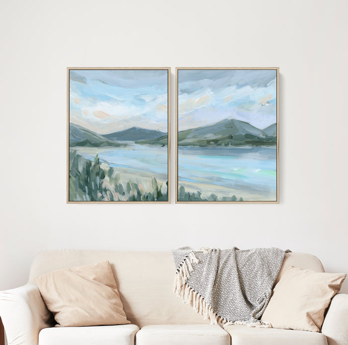 8"x10" / Canvas Set / Natural Wood