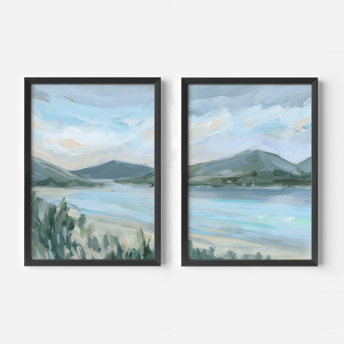 Glacial Wash Diptych - Set of 2 - Jetty Home