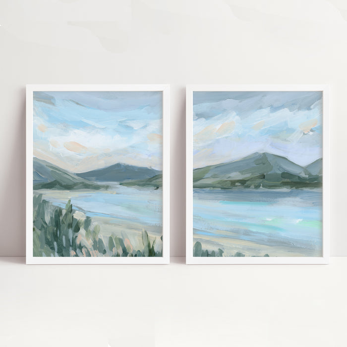 Glacial Wash Diptych - Set of 2 - Jetty Home