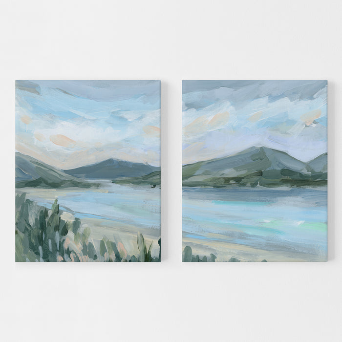 Glacial Wash Diptych - Set of 2 - Jetty Home