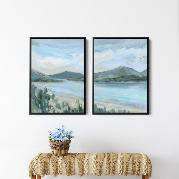 Glacial Wash Diptych - Set of 2 - Jetty Home