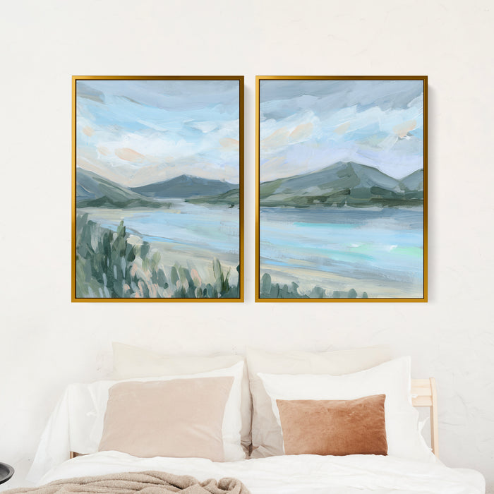 Glacial Wash Diptych - Set of 2 - Jetty Home