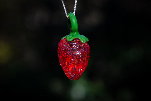 glass strawberry
