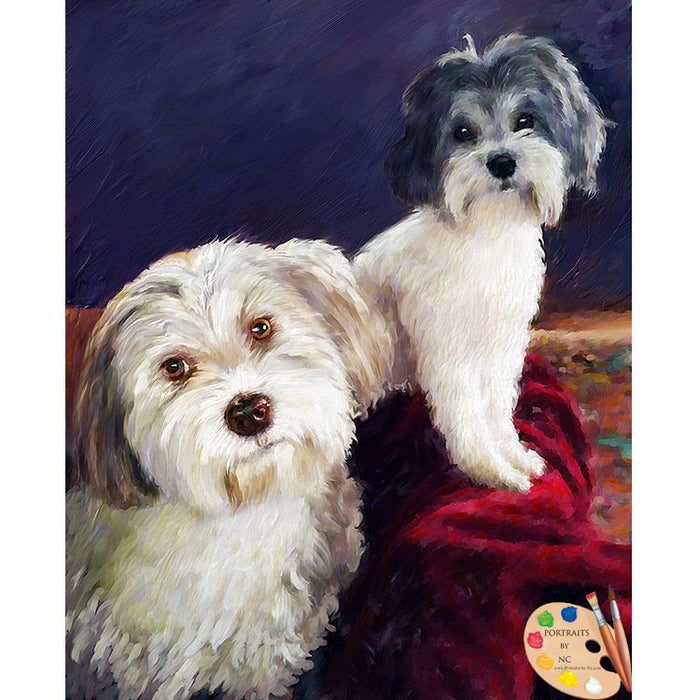 Havanese Dog Painting 406