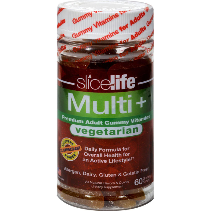 Hero Nutritionals Slice Of Life Multi Plus Vegetarian Adult Gummies - 60 Gummies