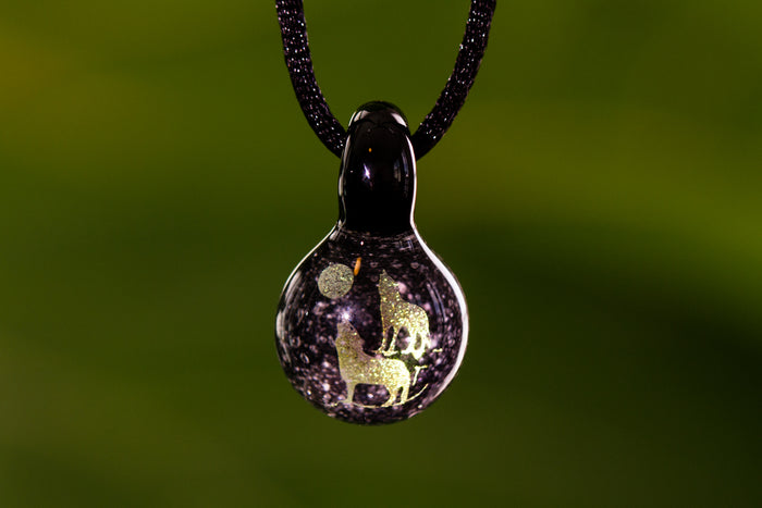 Howling Wolf Cremation Jewelry